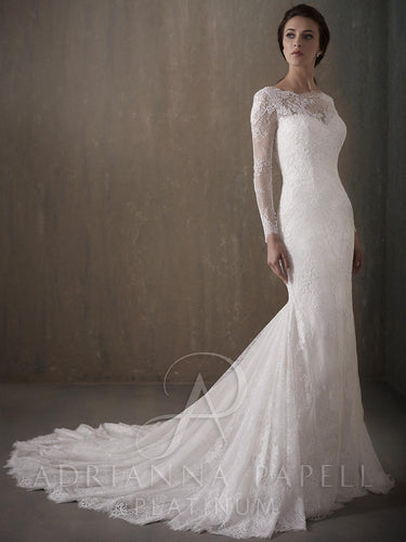 Adrianna Papell style 31014, Sample (sz 12) lt  ivory